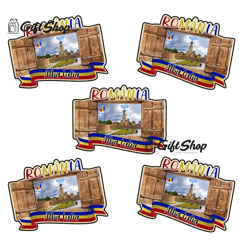 Magnet frigider, forma fereastra, personalizatv
